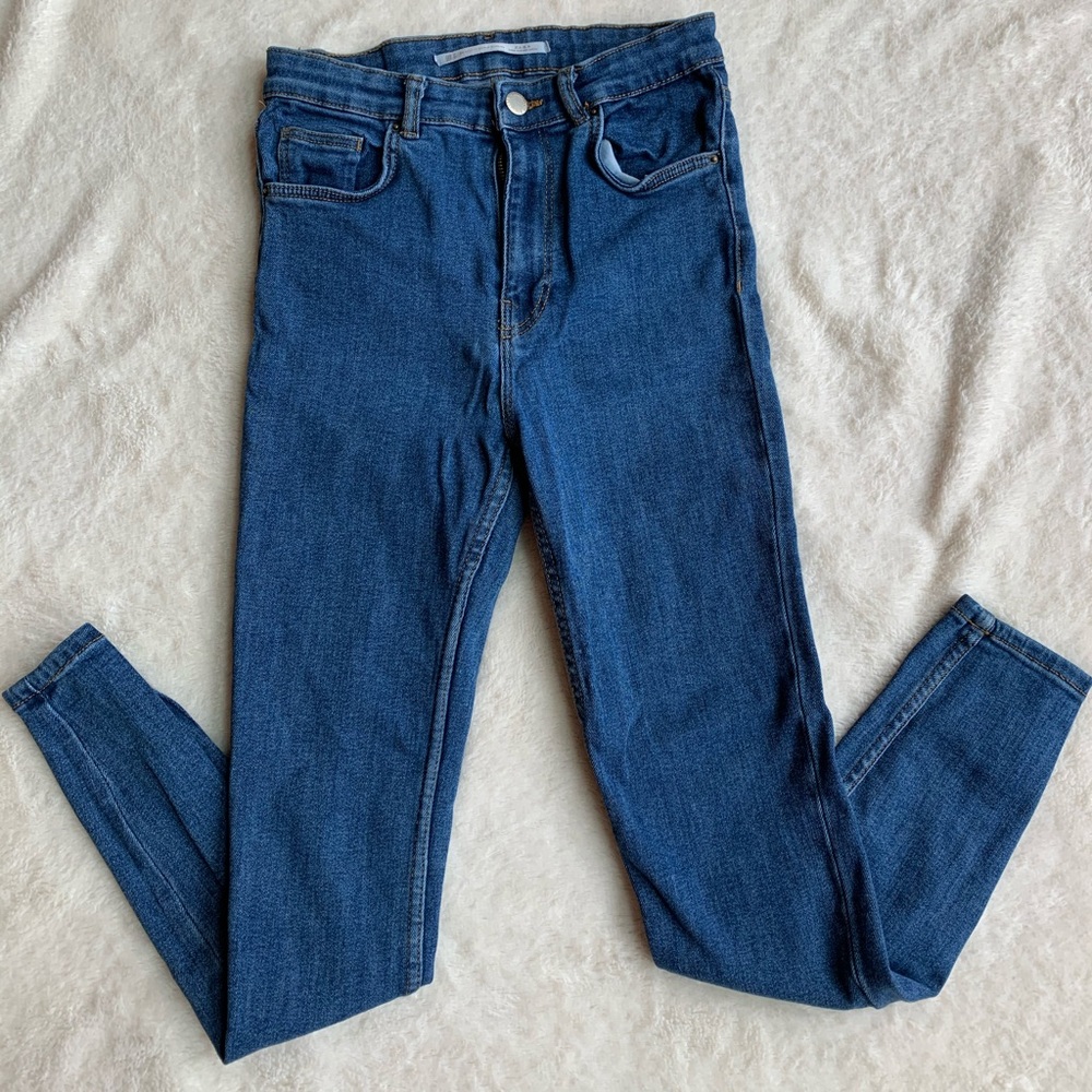 Denim High waisted Pants